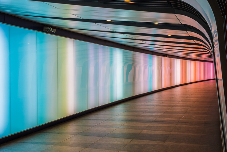 lighted corridor